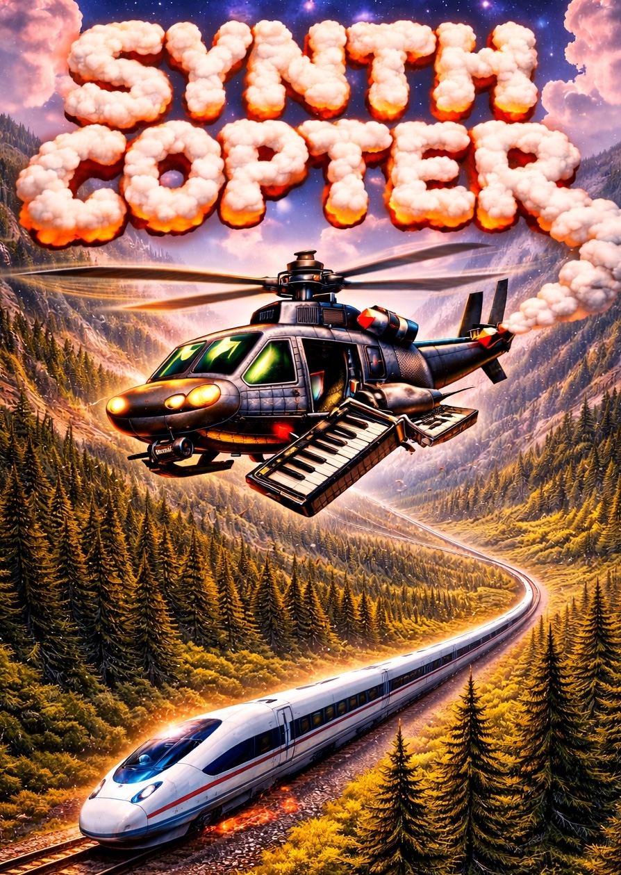Game Boy screenshot of SynthCopter gameplay